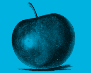 Bild på äpple
